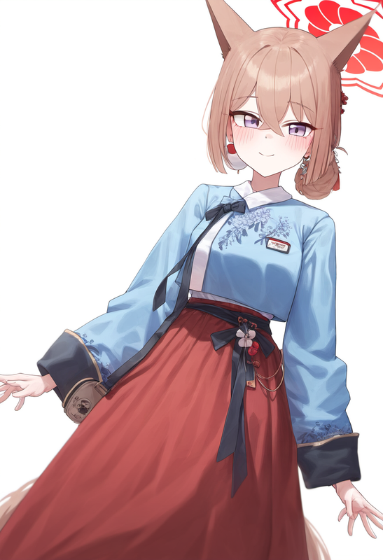 depth of field, 1girl, [rumi (blue archive)], alternate costume,{{{{hanbok}}}},  s-742129209