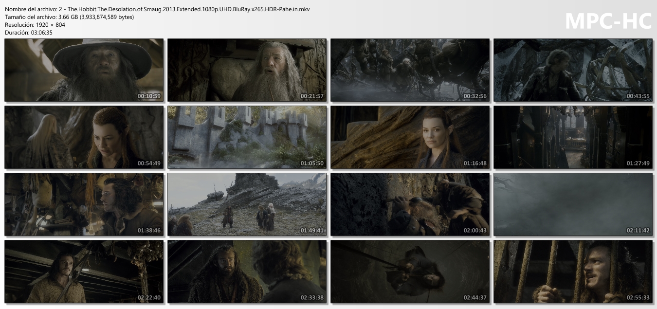 El Hobbit (2012-2014) 1080p Versión Extendida