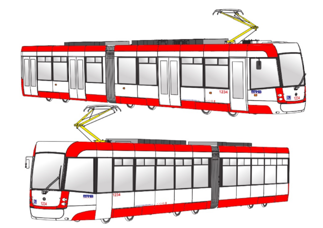 Трамвай брно схема