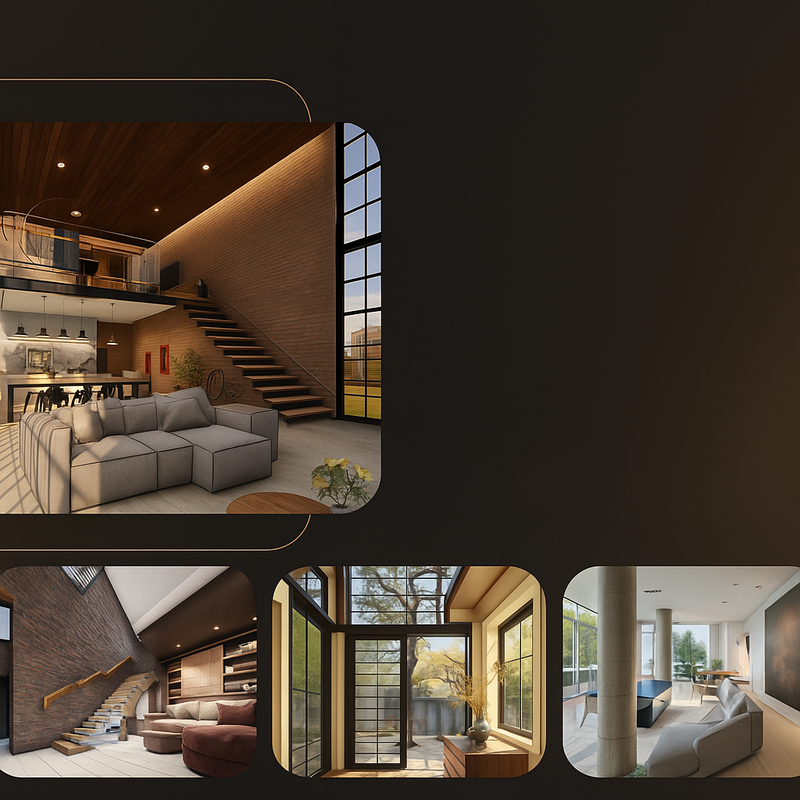 Área de trabalho com design moderno