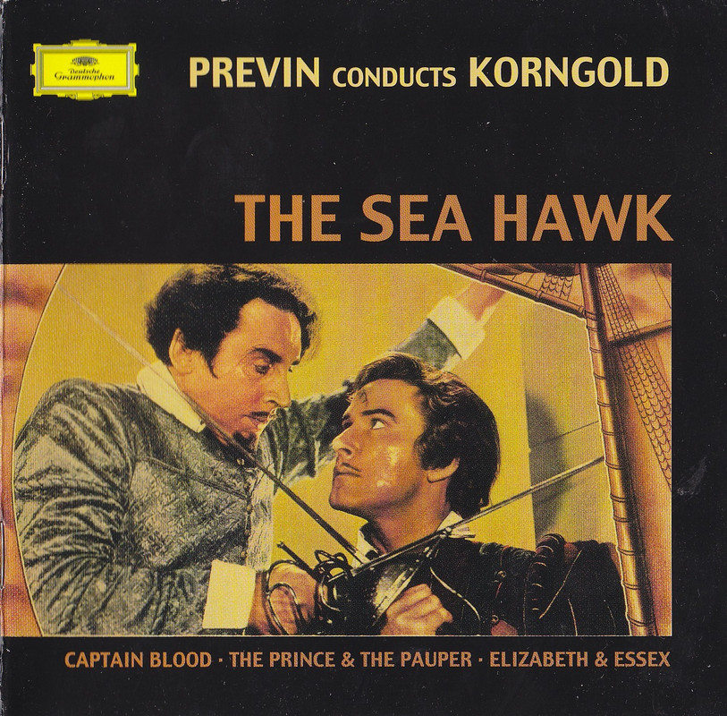 Portada - Korngold. Música para el Cine de la Warner Bros. André Previn. Orquesta Sinfónica de Londres (2001) FLAC+MP3