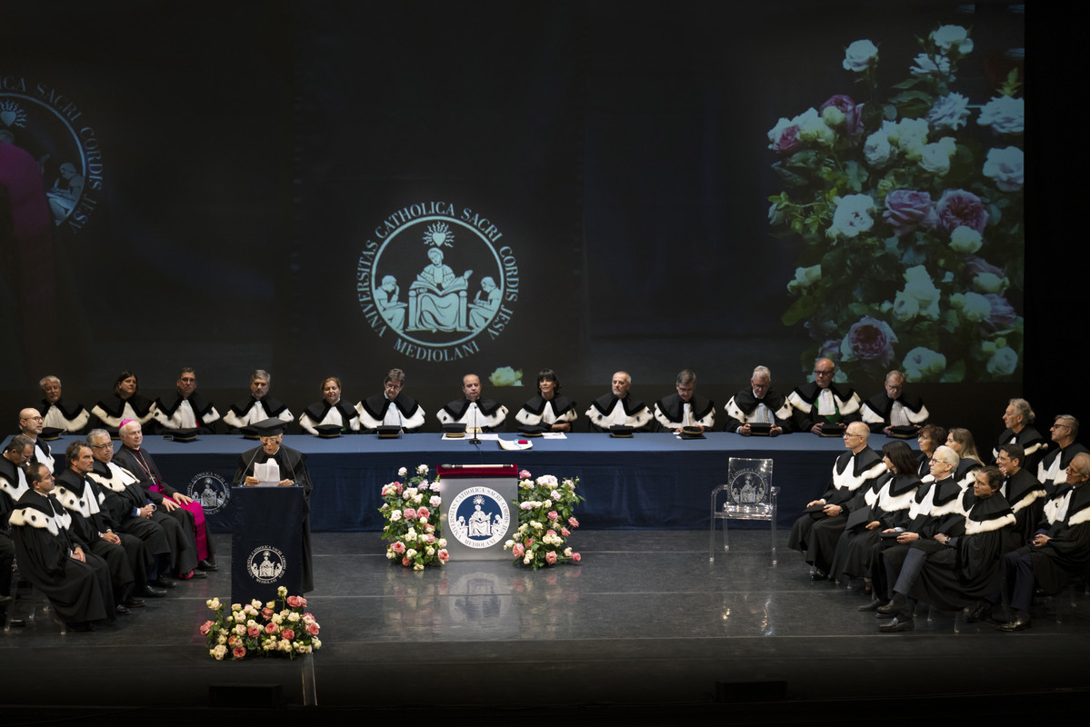 Giorgio Armani, le foto del conferimento della laurea honoris causa