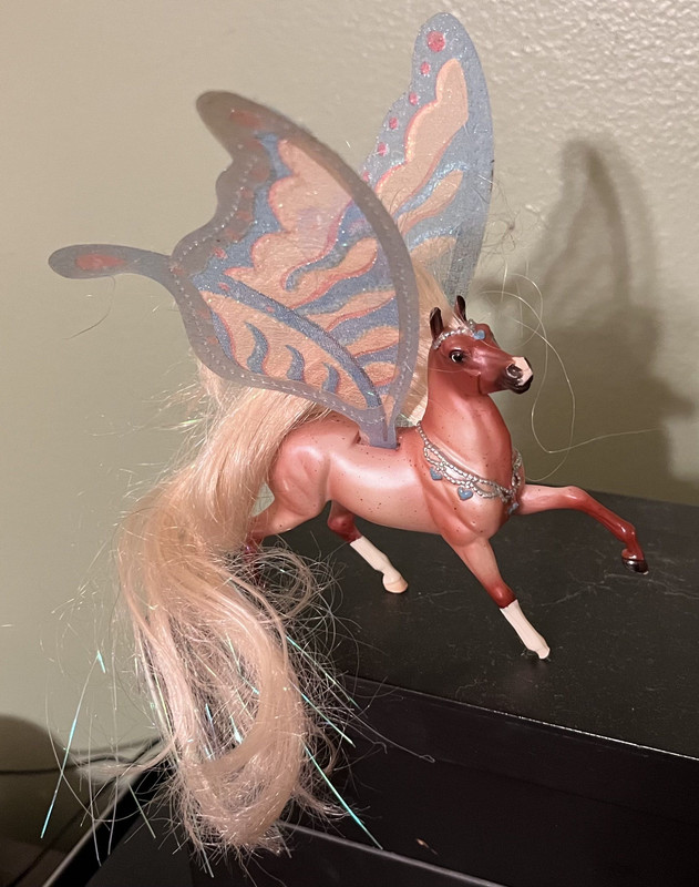 Pink Wind Dancer Winged Horse Brisa