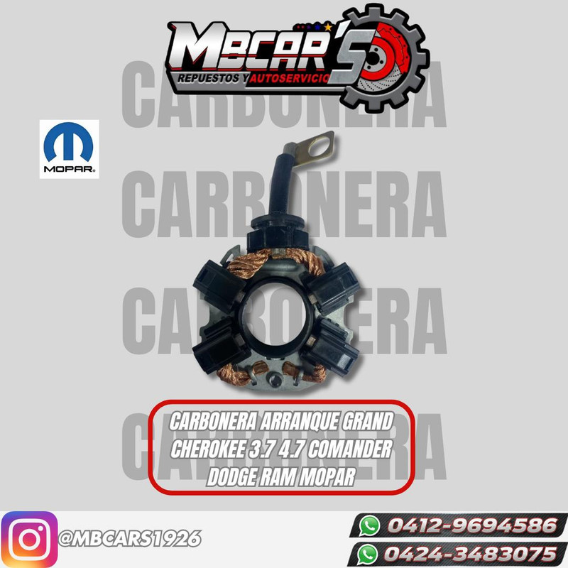 CARBONERA DE ARRANQUE GRAND CHEROKEE 3.7/4.7 COMANDER DODGE RAM 