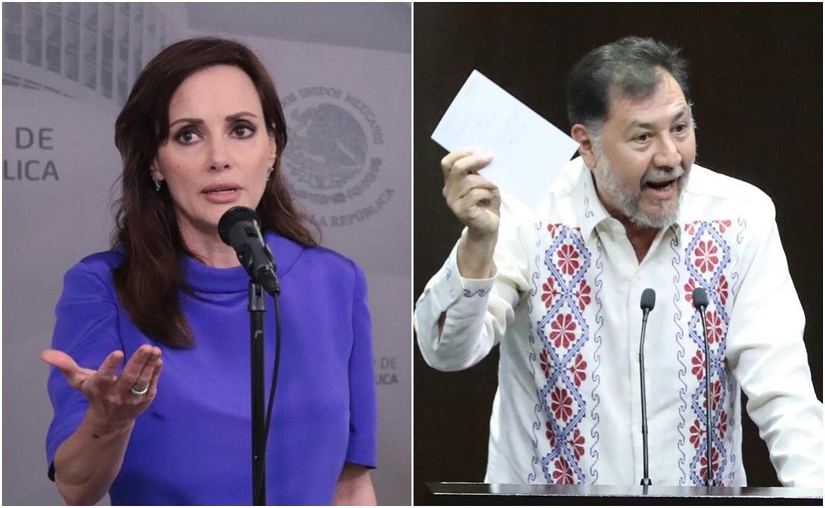 “He cautivado a Lilly Téllez”, dice Fernández Noroña y ella le responde