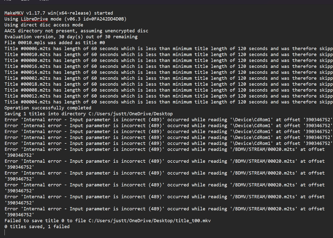makemkv 3 (error)