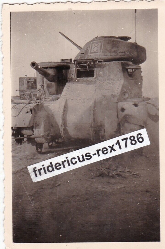 Foto Südfront Afrika DAK Panzer Tank Beutepanzer amerikanischer 
