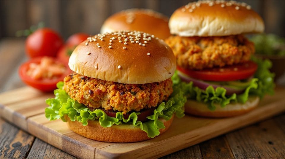 Air Fryer Chicken Burger Patties