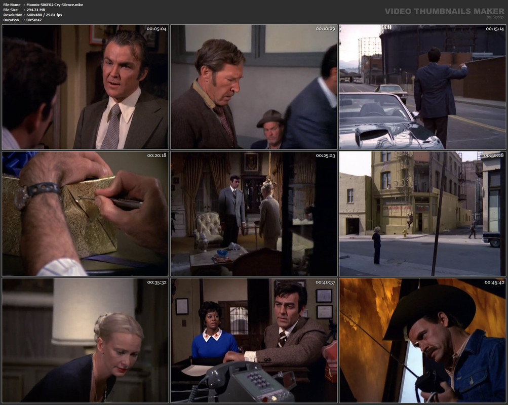 Mannix S06E02 Cry Silence.mkv