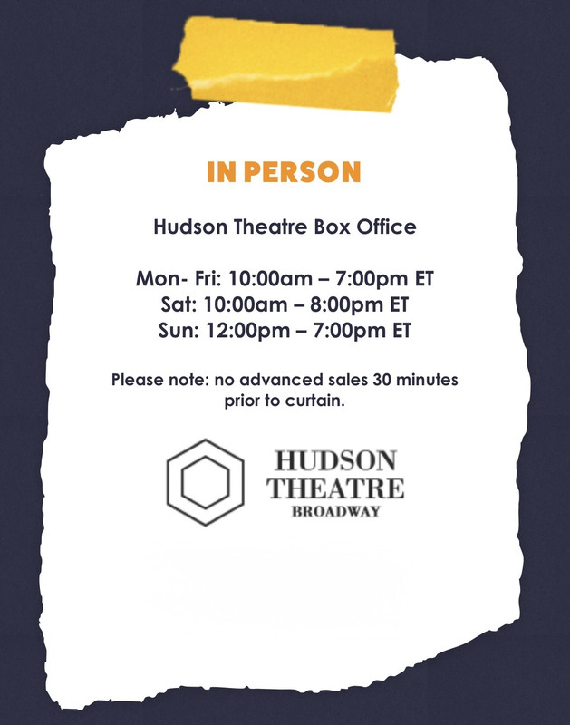 Hudson theatre box office 