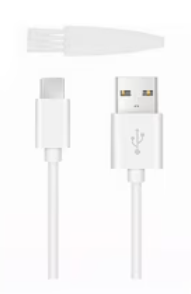Detalle de carga USB del combo