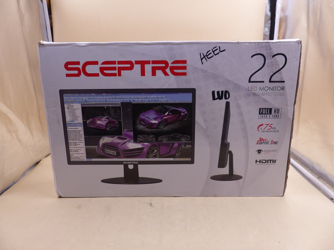 SCEPTRE K68J9FXA 22" ULTRA SLIM PRO SERIES LED MONITOR