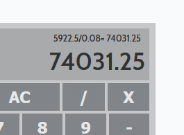 Calculator React App Preview