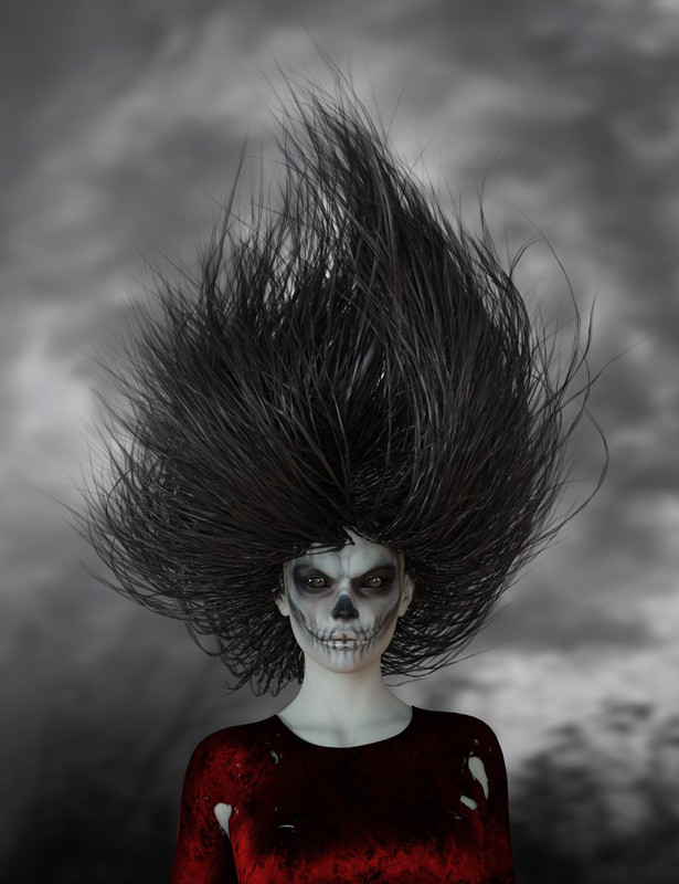 Banshee Hair with dForce for Genesis 8 and 8.1 Females Banshee Hair with dForce for Genesis 8 and 8.1 Females