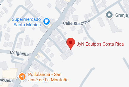 Ubicación de JYN Equipos
