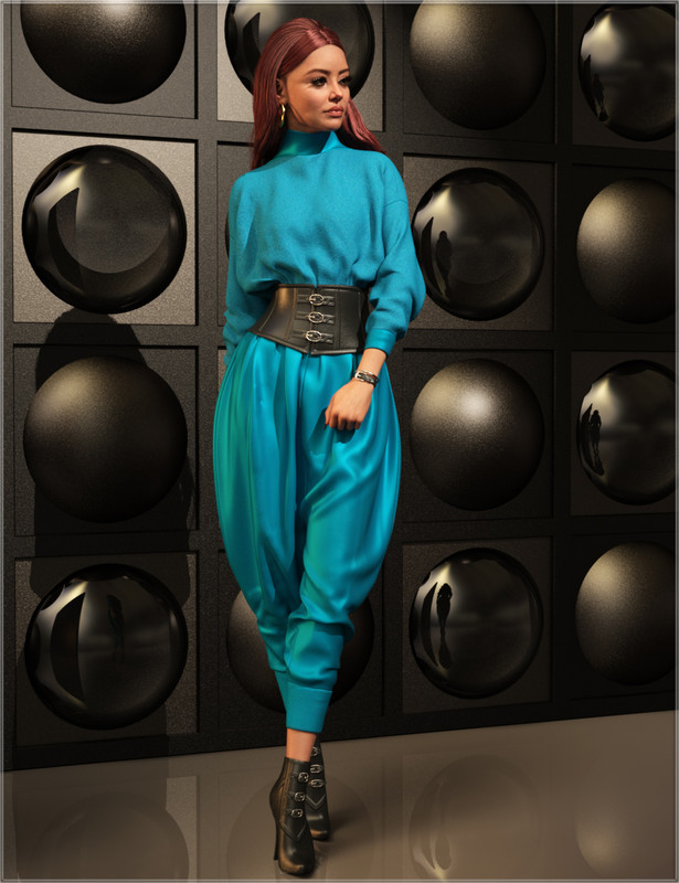 dForce Urban Fierce Outfit for Genesis 9
