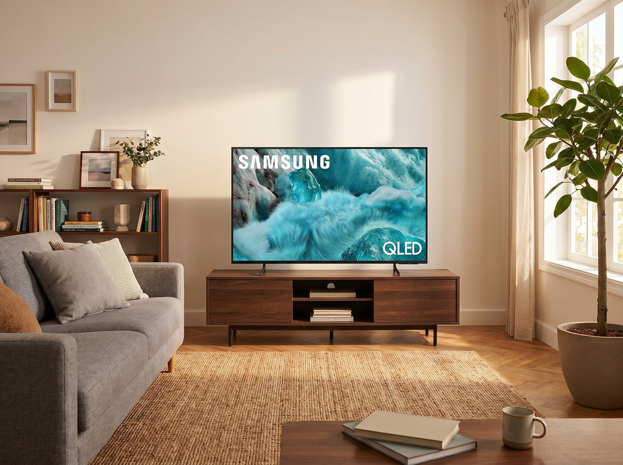 Televisor Samsung 75 Pulgadas QLED 4K Smart TV