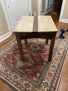 End Table Floating Top Walnut and Tiger Maple 6