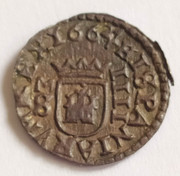 4 Maravedis de Felipe IV de Madrid, sobrefecha 1663/4 IMG-20210430-214651