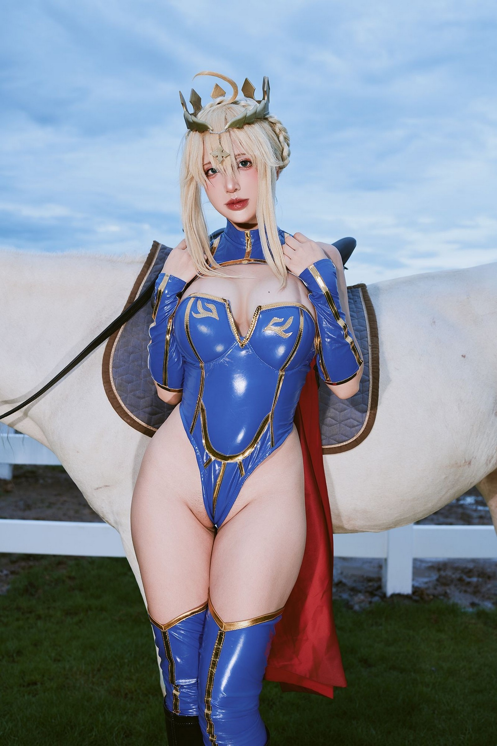 Puy Puy – Artoria Lancer Fate/Grand Order Cosplay 写真+视频（180P+22V-496MB）插图4