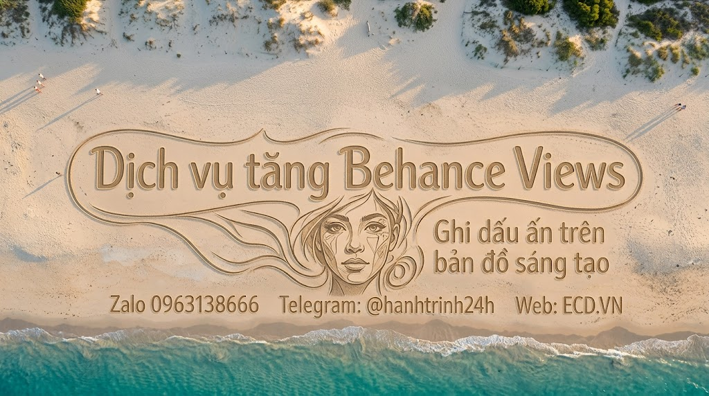 tăng behance views 2024 cho creative
