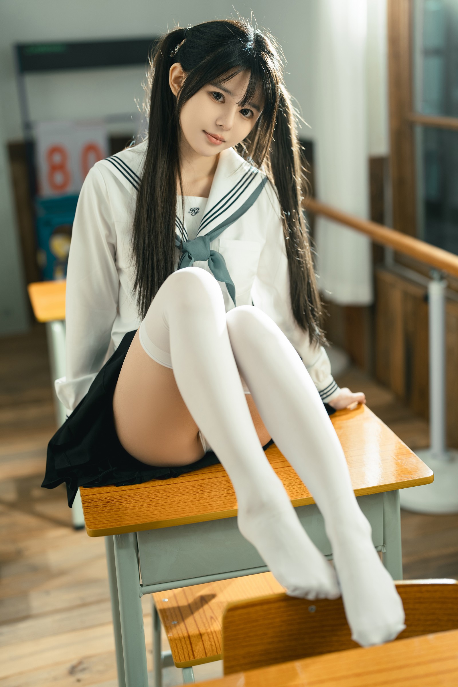 rua阮阮 授课中 教室主题 写真合集｜剧情系校园写真（57P｜855MB）插图8