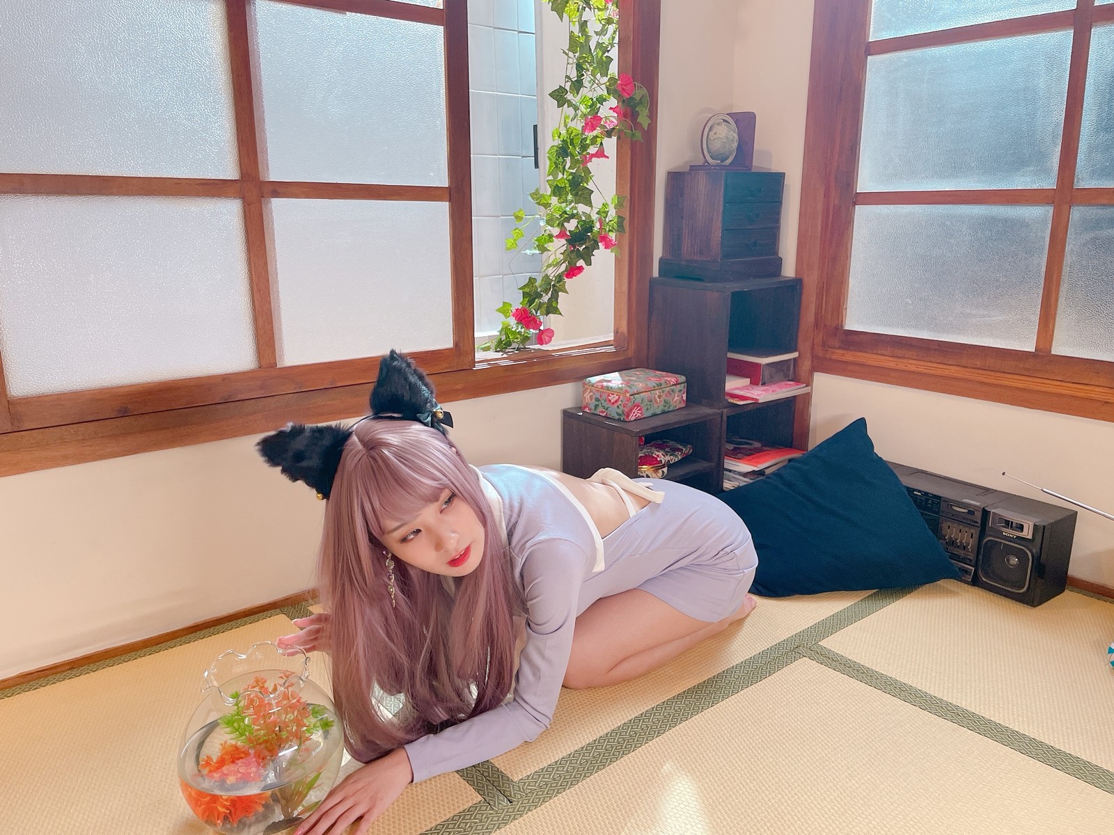 泥泥汝 猫女 主题 Cosplay 写真＋视频合集｜高质量图集（372P｜12V｜1.09GB）插图6