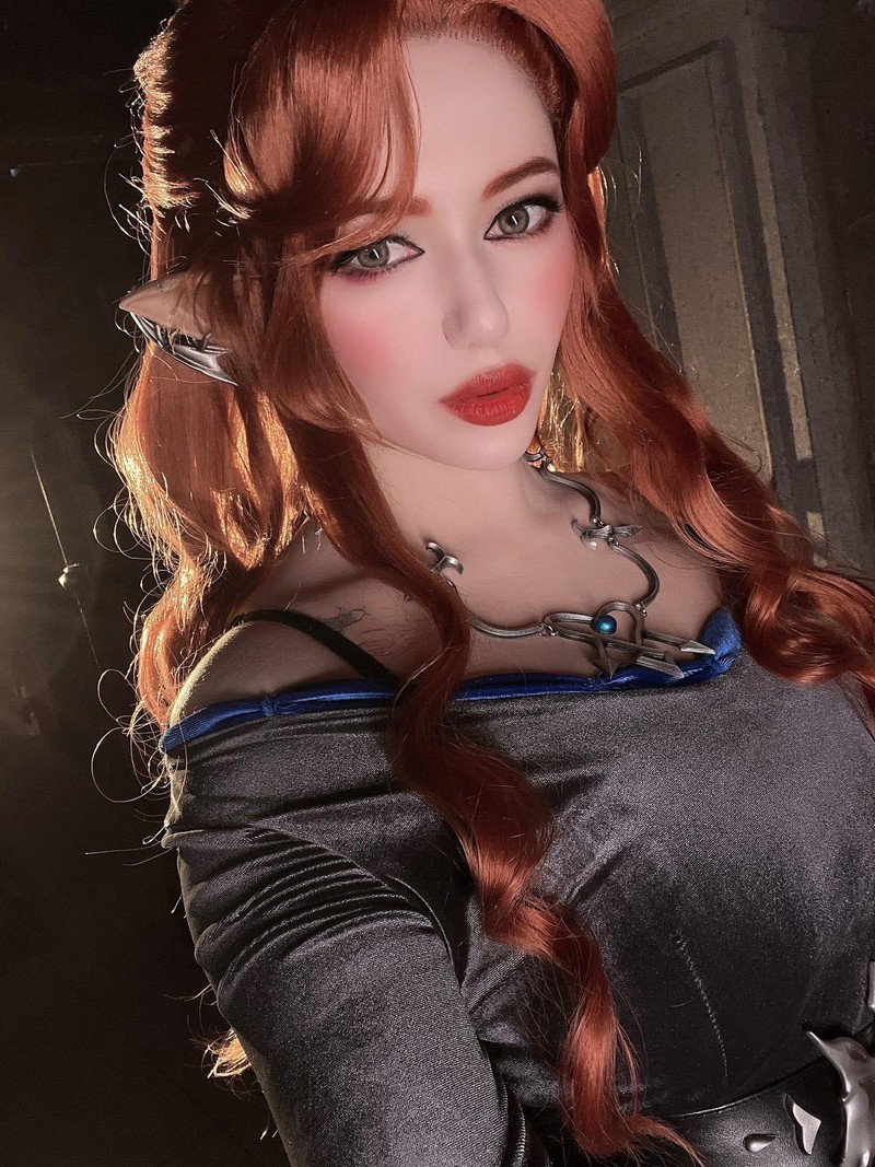 Alina Becker Lenore Cosplay 恶魔城 Castlevania 角色写真【40P-18M】插图6