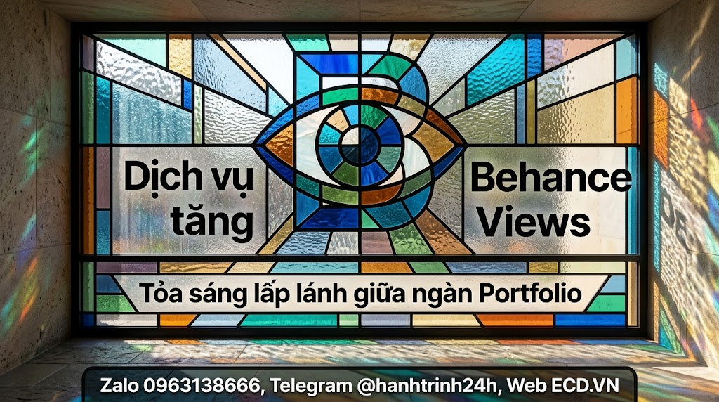 dịch vụ tăng behance views vĩnh viễn portfolio behance