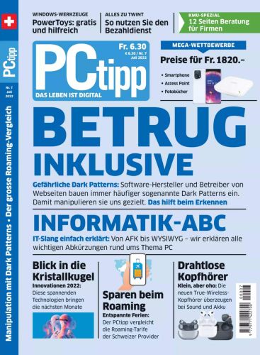 Cover: Pctipp Magazin No 07 Juli 2022