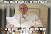 Pope change feel bad