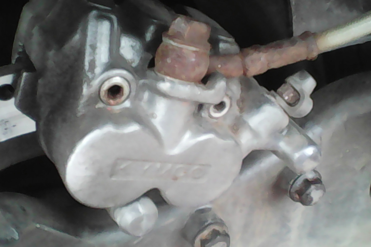 rear calliper seized