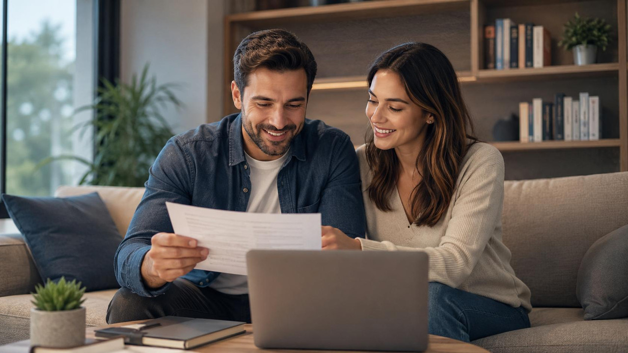 Family reviewing their personalized funding offer