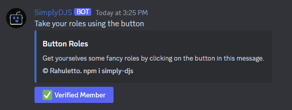 button role panel