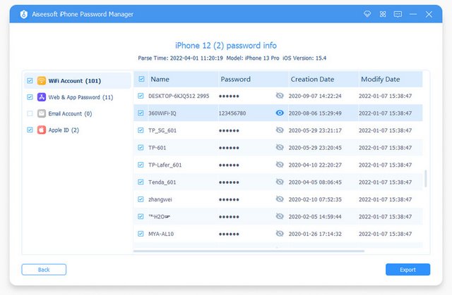 Aiseesoft iPhone Password Manager 1.0.6 MacOs
