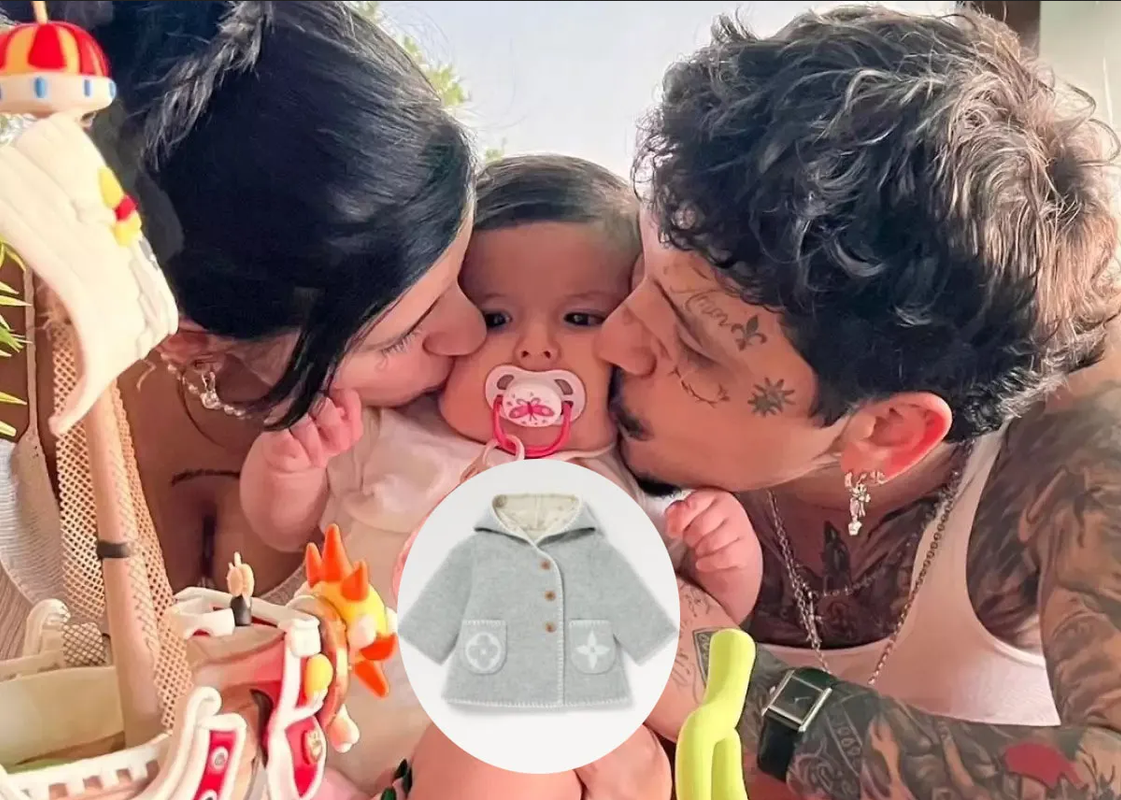 Cazzu y Nodal: Inti se roba los halagos con lujoso abrigo de Louis Vuitton, esto cuesta