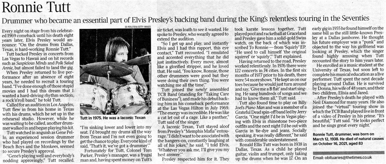 25102021 Times Obit Ronnie Tutt (2)