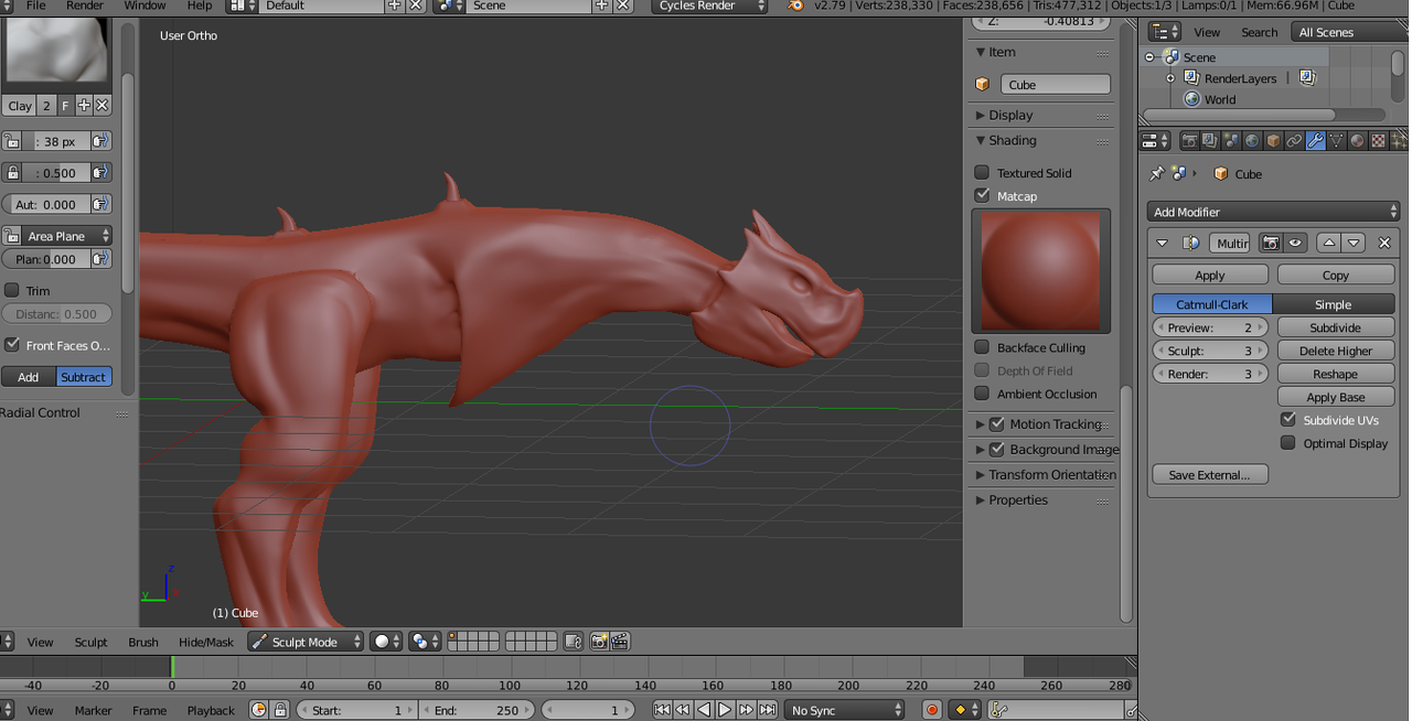 Incomplete 3D model of my spore creature. In_complete_spore_creature