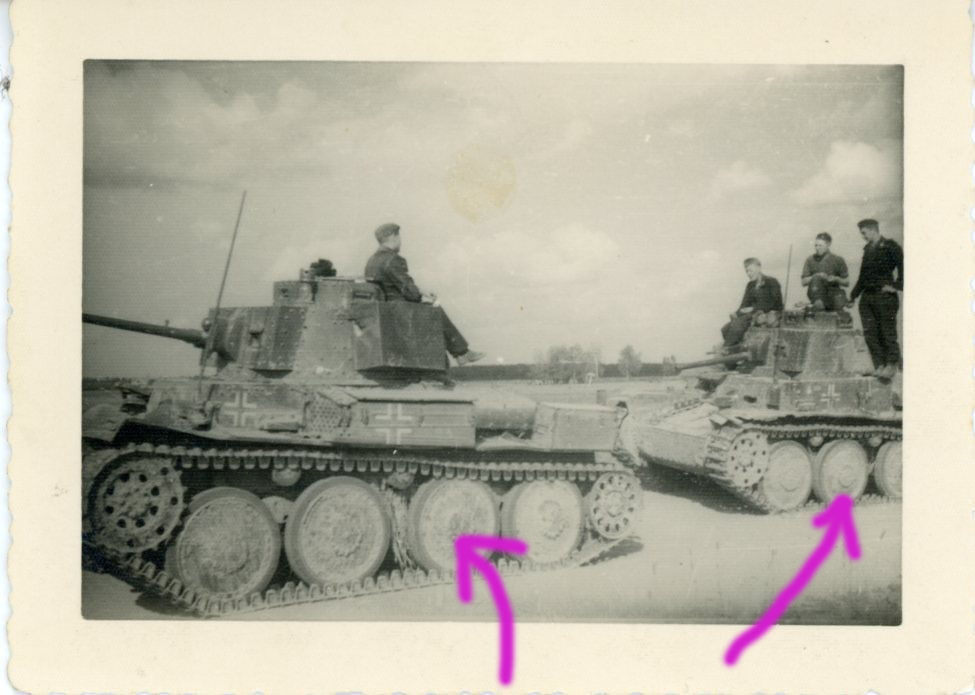 Russland Beute Panzer Tank Praga 38T Vormarsch