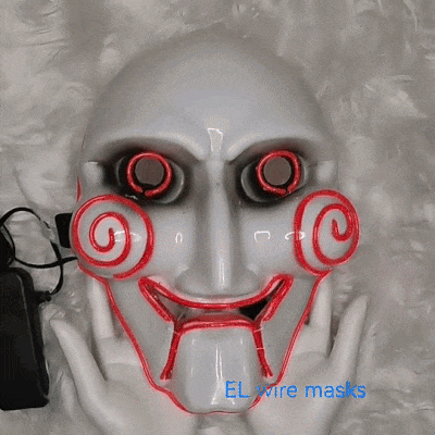 Halloween Shining Mask App Controlled LED Halloween Mask