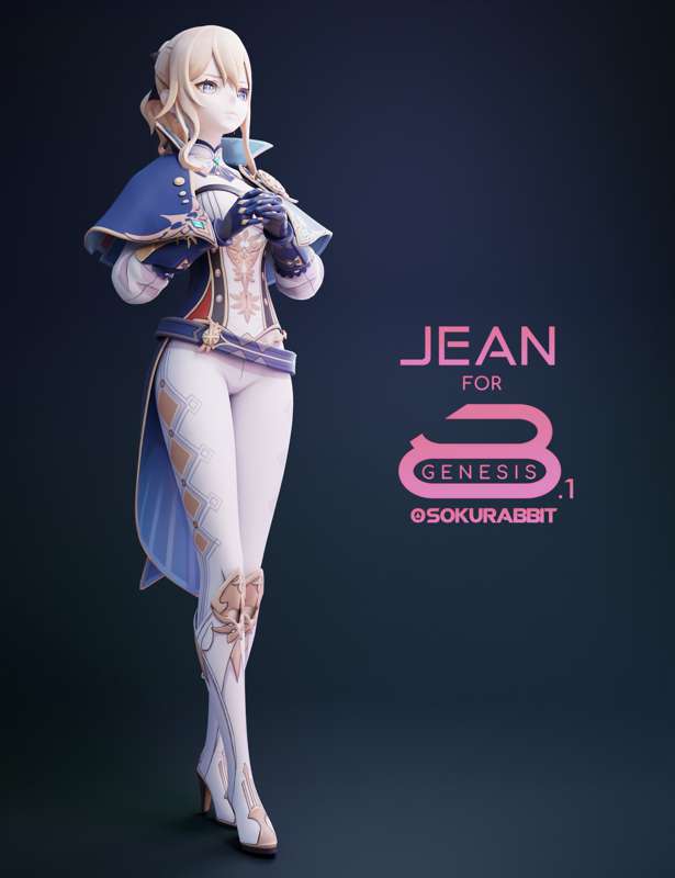 Jean For Genesis 8 And 8.1 Female Jean For Genesis 8 And 8.1 Female