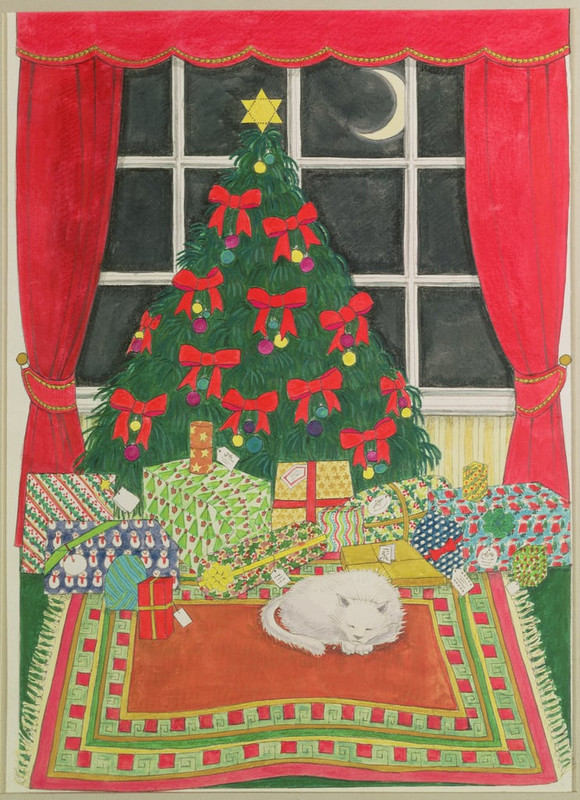 Linda Benton - Christmas Tree - (MeisterDrucke-547977)