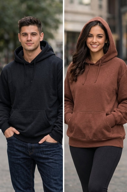 Mujer usando hoodie N&N