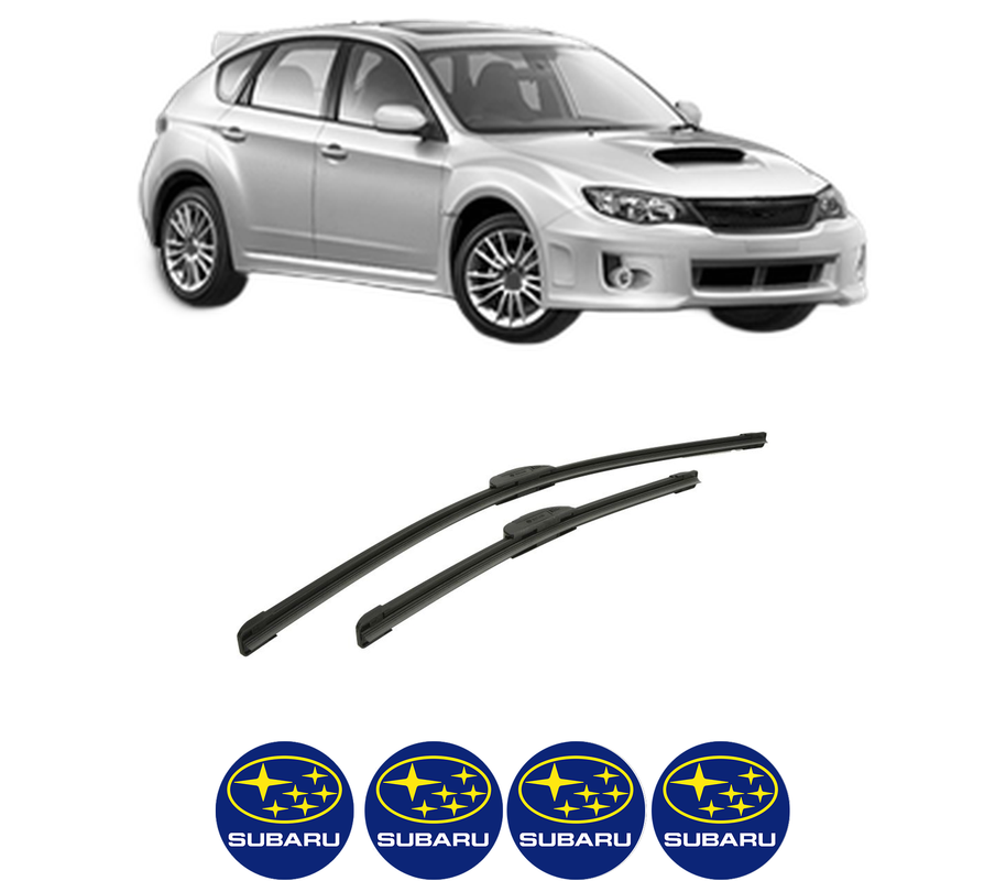 Set stergatoare auto SUBARU IMPREZA Hatchback (GP_) din 2011-2016, pentru parbriz auto, 2 bucati, Bosch Aerotwin Retrofit, din cauciuc siliconat rezistent, 4 Stickere Auto SUBARU