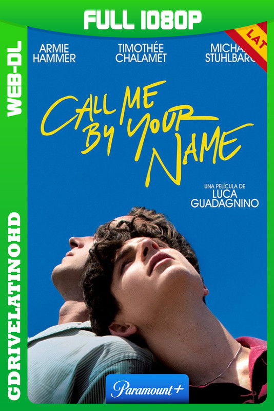 Llámame por tu nombre (2017) WEB-DL 1080p Latino-Inglés-Portugués