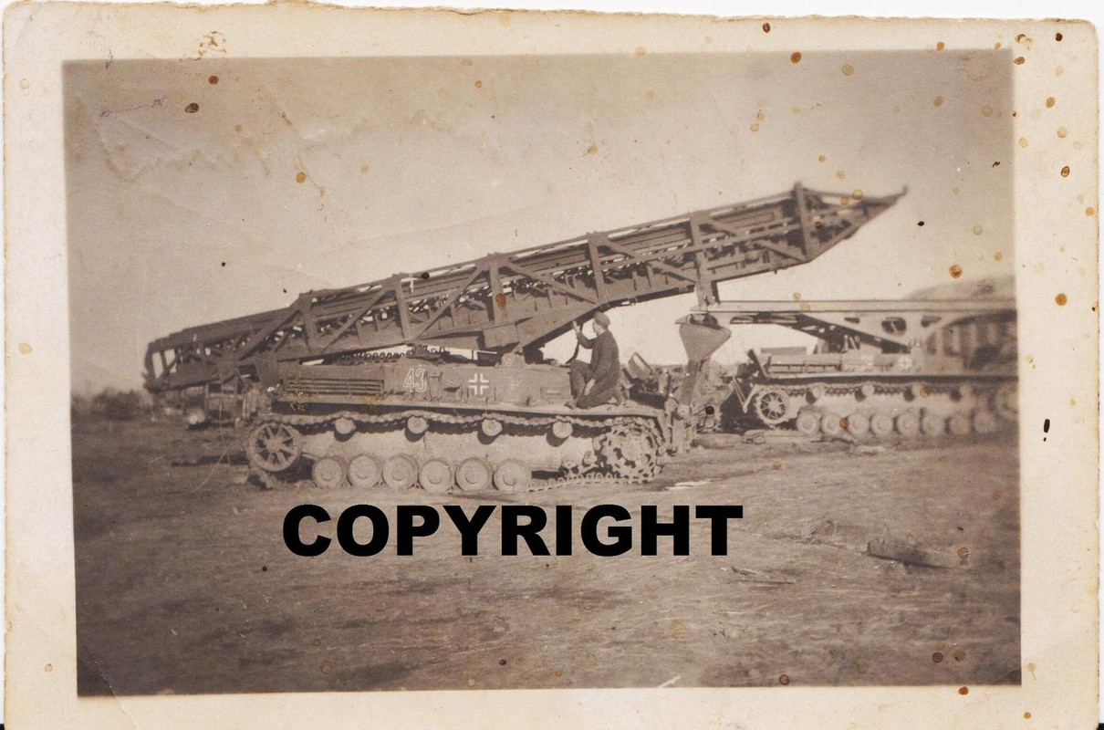 Orig.Foto Panzer Brückenpanzer Brückenleger IV b