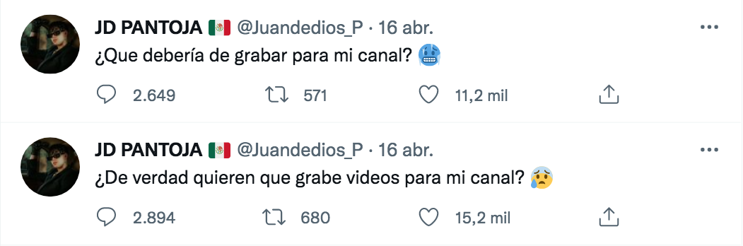 Juan de Dios Pantoja volverá a ser youtuber y las fans están emocionadas