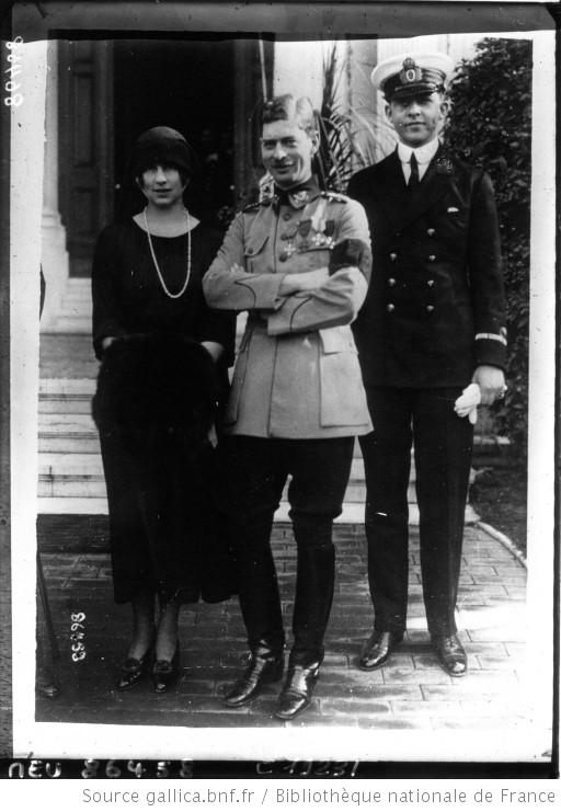 Carlos con su segunda esposa Helena en 1921