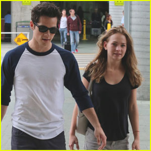 Dylan and his girlfriend, Britt Robertson