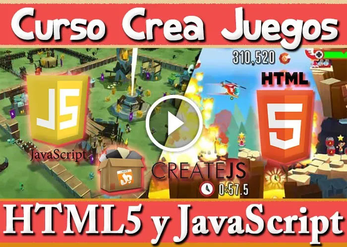 Aprende a crear tus propios video juegos web en HTML5